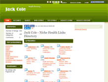 Tablet Screenshot of jackcole.net